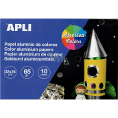 Apli Paper metallic mix colour block 32 x 24 cm 10 sheets