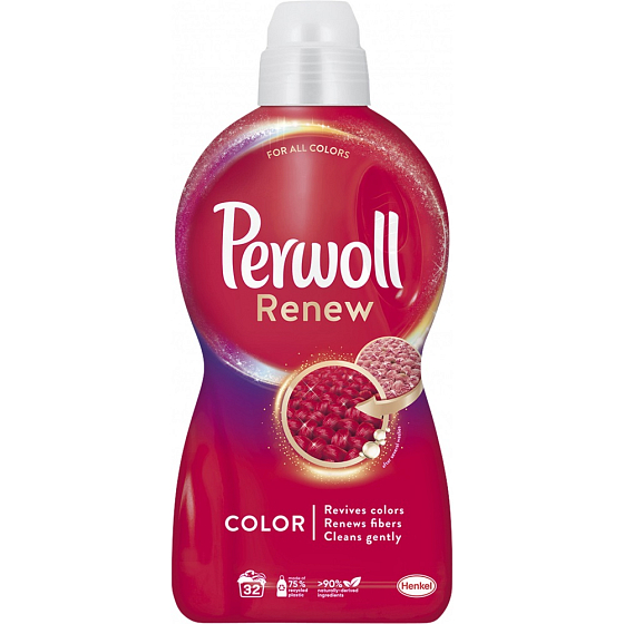 Perwoll Renew Color washing gel for coloured laundry, protection against loss of shape and preservation of colour intensity 32 doses 1.92 l