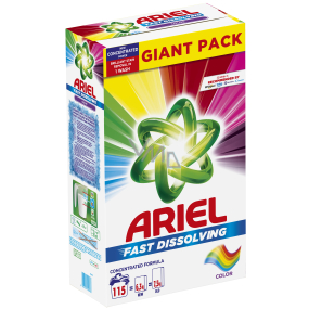 Ariel Fast Dissolving Color washing powder for coloured laundry 115 doses 6,325 kg