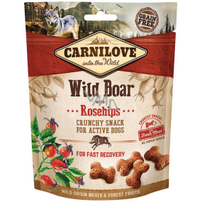 Carnilove Dog Wild boar with rosehip delicious crunchy treat for all dogs for quick recovery 200 g