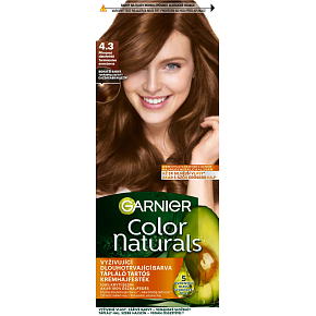 Garnier Color Naturals hair dye, natural golden brown 4.3