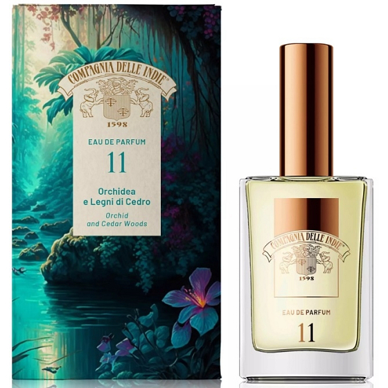Compagnia Delle Indie 11 Orchid and Cedar Woods eau de parfum for women 75 ml