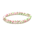 Calcite melon bracelet elastic natural stone, ball 6 mm / 16 - 17 cm, intuition-creativity-harmony-memory