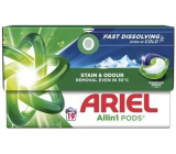 Ariel All in 1 Pods Mountain Spring gelové kapsle na praní univerzální 19 kusů