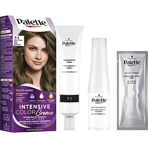 Schwarzkopf Palette Intensive Color Creme, hair dye, 7-1 icy medium blonde, 50 ml