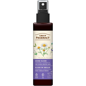Green Pharmacy Chamomile and Flaxseed Hair Elixir for Coloured Hair 150 ml