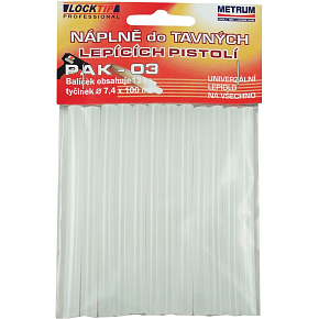 Glue Gun Sticks, Clear, 12 pcs
