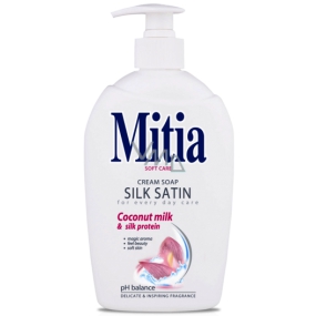 Mitia Silk Satin with coconut milk liquid soap dispenser 500 ml