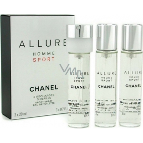 Chanel Allure Homme Sport EdT 3 x 20 ml Eau de Toilette