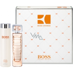 Trafik Dum undtagelse Hugo Boss Orange Woman EdT 75 ml eau de toilette + 200 ml body lotion, gift  set - VMD parfumerie - drogerie