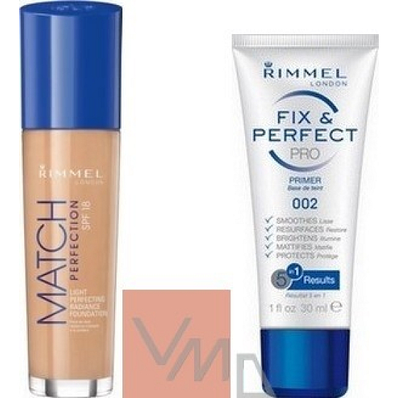 Rimmel London Match Perfection make-up 300 30 ml + base under make-up 30 ml
