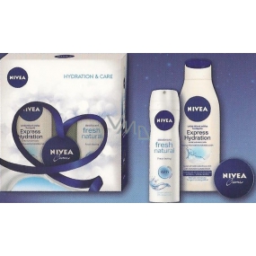 Nivea Body Hydration body lotion 250 ml + deodorant spray 150 ml + cream 30 ml, cosmetic set