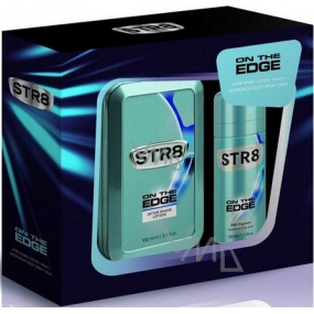 Str8 On The Edge aftershave 100 ml + deodorant spray 150 ml, cosmetic set