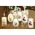 Lima Yellow Flower Scented Candle White with Egg Print 60 x 90 mm 1 piece