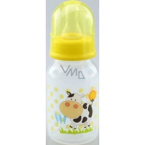 First Steps Feeding Bottle 0+ baby bottle with silicone pacifier Sheep 150 ml
