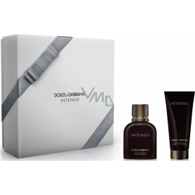 Dolce & Gabbana Intenso pour Homme Eau de Parfum for Men 75 ml + After Shave Balm 100 ml, Gift Set