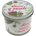 Nekupto Jasmine gift scented candle Happy and merry 18 g
