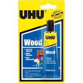 Uhu Wood Quick-drying, high-strength wood adhesive for outdoor use 27 ml