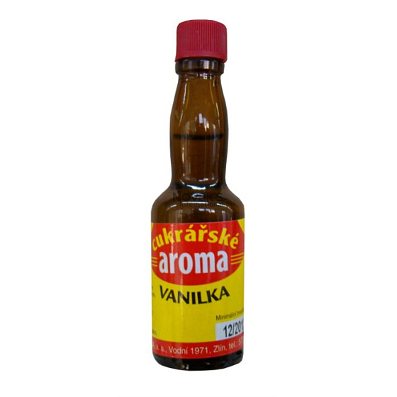Aroma Vanilla Alcohol Flavoring for Pastries, Beverages, Ice Cream, and Confectionery Products 20 ml