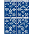 Window foil without glue flakes with snow effect 30 x 20 cm 1 piece