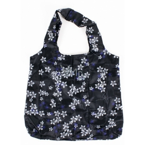 Albi Original Handbag bag White, blue flowers 42 × 36 cm