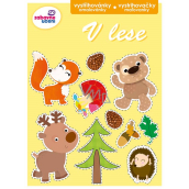 Ditipo Cutouts with coloring books In the forest 210 x 310 mm