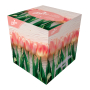 Linteo Soft & delicate paper handkerchiefs 2 ply 80 pieces Easter white
