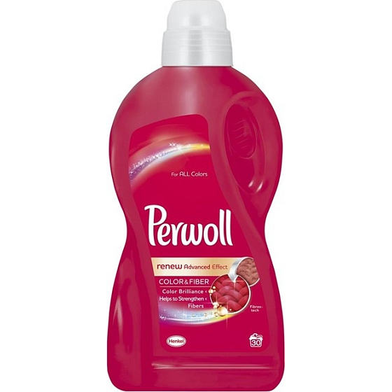 Perwoll Color & Fiber washing gel for colored laundry, protection against loss of shape and maintaining the intensity of color 30 doses of 1.8 l