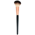 Cosmetic brush with synthetic bristles for powder flat 19 cm