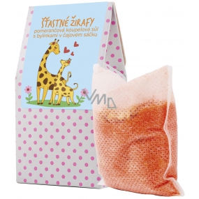 NeoCos Orange Happy giraffes bath salt with herbs in tea bags 50 g