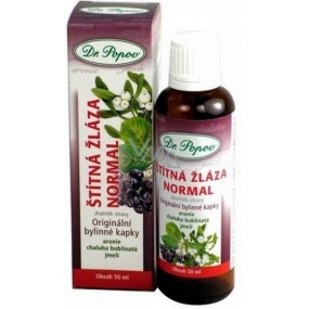 Dr. Popov Thyroid normal original herbal drops contribute to normal thyroid activity and production of their hormones 50 ml