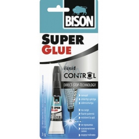 Bison Super Glue Control universal glue liquid 3 g
