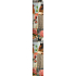 Zöwie Gift wrapping paper 70 x 500 cm Christmas bird, rose hips, knitted doll 5 mx 70 cm