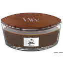 WoodWick Humidor - Cigar case scented candle with wooden wide wick and lid 453 g