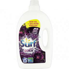 Surf Black Midnight washing gel for dark laundry 60 doses 3 l
