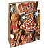 Nekupto Gift paper bag 32.5 x 26 x 13 cm Christmas gingerbread WBL 1946 01