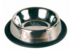 Trixie Stainless steel bowl with rubber 0.90 l diameter 25 cm