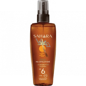 Astrid Sahara OF6 waterproof suntan oil with coconut oil spray 150 ml