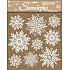 Stickers Snowflakes 31.5 x 30.5 cm