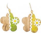 Wooden flowers for hanging 7,5 cm 2 pieces