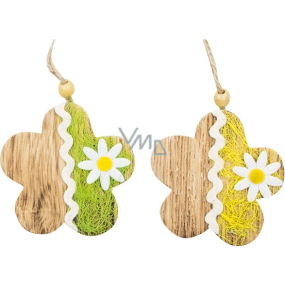 Wooden flowers for hanging 7,5 cm 2 pieces