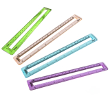 Y-Plus+ MID transparent ruler - 20 cm - colour mix