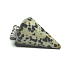 Jasper Dalmatian pendulum natural stone 2,2 cm, stone of positive energy