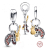 Sterling silver 925 Spanish Icon, 3in1 travel bracelet pendant