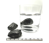 Shungite Tumbled natural stone, approx. 4 cm 1 piece, stone of life, water activator