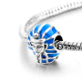 Charm Sterling silver 925 Egypt Pharaoh, bead on travel bracelet