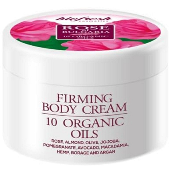 BioFresh Rose of Bulgaria anti-cellulite body cream with rose water and 10 organic oils 300 ml