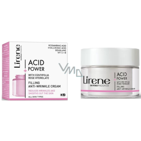 Lirene Acid Power Anti-Wrinkle Filling Cream with Rose Hip Hydrolate 50 ml