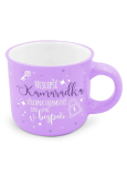 Nekupto Gift Mini Mug Best Friend - All Secrets Are Safe With Her 100 ml