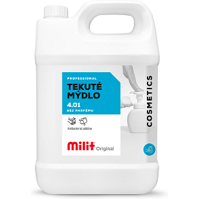 Milit liquid soap without fragrance with antibacterial additive, 5 l